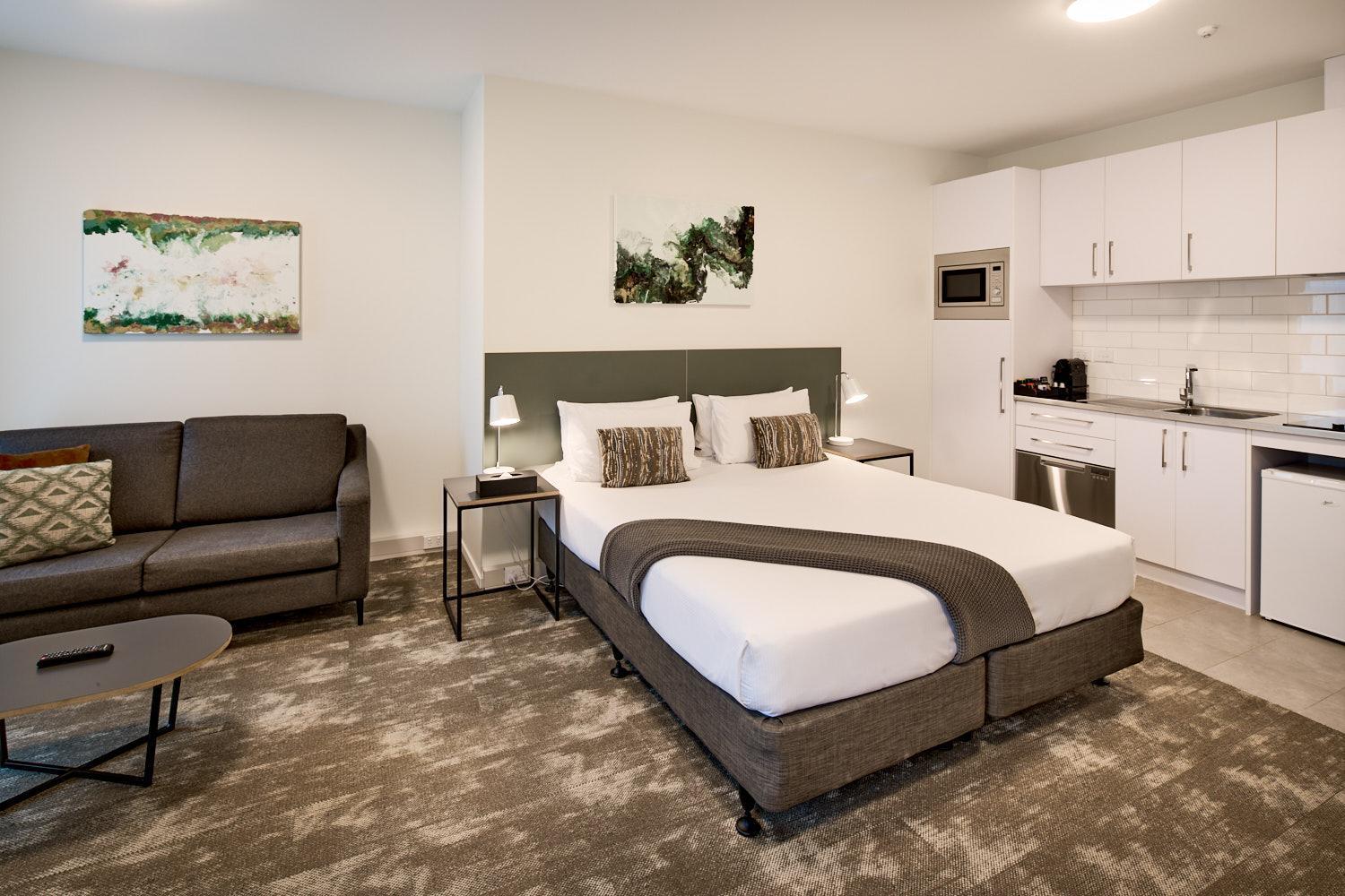 Sojourn Apartment Hotel - Riddiford Уелингтън Екстериор снимка